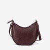 Geanta casual ENZO NORI model VALENCIA din piele naturală burgundy - Imagine 4