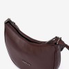 Geanta casual ENZO NORI model VALENCIA din piele naturală burgundy - Imagine 3