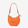 Geanta casual ENZO NORI model VALENCIA din piele naturală orange - Imagine 1