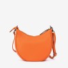 Geanta casual ENZO NORI model VALENCIA din piele naturală orange - Imagine 4