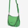 Geanta shopper model RONY din piele naturală verde - Imagine 2