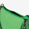 Geanta shopper model RONY din piele naturală verde - Imagine 3