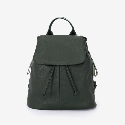 Rucsac dama model SHELY din piele ecologica verde