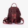 Rucsac dama model OTHA din piele ecologica rosu - Imagine 3