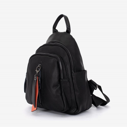 Rucsac dama model AUDRA din piele ecologica negru