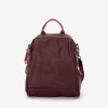 Rucsac dama model REINY din piele ecologica rosu - Imagine 1