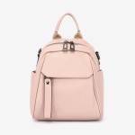 Rucsac dama ENZO NORI model KAILEY din piele naturala roz