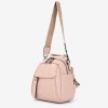 Rucsac dama ENZO NORI model KAILEY din piele naturala roz - Imagine 2