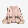Rucsac dama ENZO NORI model KAILEY din piele naturala roz - Imagine 3