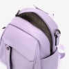 Rucsac dama ENZO NORI model KAILEY din piele naturala  violet - Imagine 3
