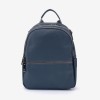 Rucsac dama ENZO NORI model PAM din piele naturala albastru - Imagine 1