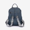 Rucsac dama ENZO NORI model PAM din piele naturala albastru - Imagine 4