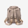 Rucsac dama ENZO NORI model LAUREL din piele naturala bej - Imagine 4