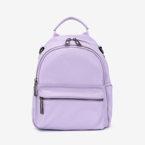 Rucsac dama ENZO NORI model LAUREL din piele naturala violet