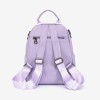 Rucsac dama ENZO NORI model LAUREL din piele naturala violet - Imagine 3