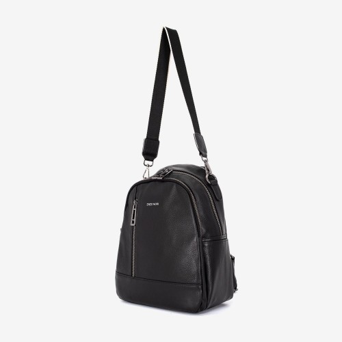 Rucsac dama ENZO NORI model ARELY din piele naturala negru