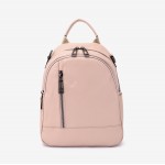 Rucsac dama ENZO NORI model ARELY din piele naturala roz