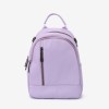 Rucsac dama ENZO NORI model ARELY din piele naturala violet - Imagine 1