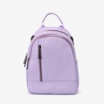 Rucsac dama ENZO NORI model ARELY din piele naturala violet
