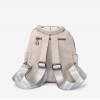 Rucsac dama ENZO NORI model CARMELA din piele naturala alb - Imagine 3