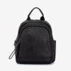 Rucsac dama ENZO NORI model CARMELA din piele naturala negru - Imagine 1