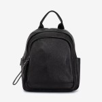 Rucsac dama ENZO NORI model CARMELA din piele naturala negru