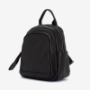 Rucsac dama ENZO NORI model CARMELA din piele naturala negru - Imagine 2