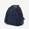 Rucsac dama ENZO NORI model RIVA din piele naturala albastru - Imagine 2