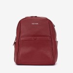 Rucsac dama ENZO NORI model LUCY din piele naturala rosu