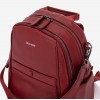 Rucsac dama ENZO NORI model LUCY din piele naturala rosu - Imagine 3