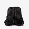 Rucsac dama ENZO NORI model TINA din piele naturala negru - Imagine 4