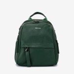 Rucsac dama ENZO NORI model TINA din piele naturala verde