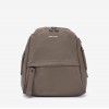 Rucsac dama ENZO NORI model TINA din piele naturala gri - Imagine 1