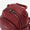Rucsac dama ENZO NORI model TINY din piele naturala rosu - Imagine 3