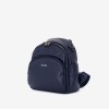Rucsac dama ENZO NORI model TINY din piele naturala albastru - Imagine 2