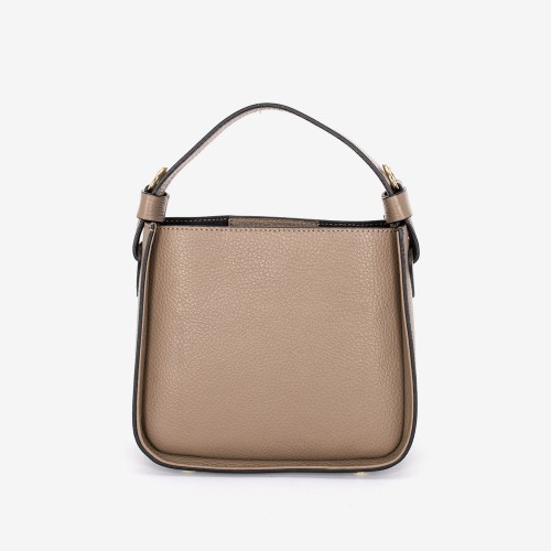 Geanta crossbody model DONA piele naturală italiană bej
