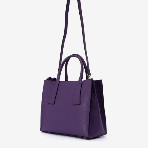 Geanta dama model MARGOT din piele naturală italiană violet