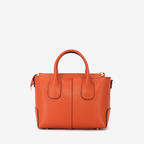 Geanta dama model FABY din piele naturală italiană orange