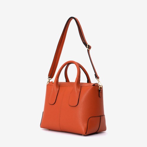 Geanta dama model FABY din piele naturală italiană orange