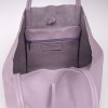 Geanta shopper model SHELBY din piele naturală italiana lila - Imagine 3
