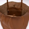 Geanta shopper model SHELBY din piele naturală italiana maro - Imagine 3