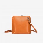 Geanta crossbody model CALDO din piele naturală italiană maro