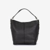 Geanta shopper model MARAYA din piele naturală italiana negru - Imagine 1