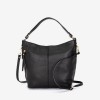 Geanta shopper model MARAYA din piele naturală italiana negru - Imagine 3