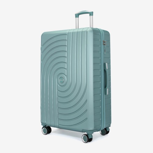 Troler mare KREAL model CORFU 77 cm ABS verde deschis