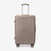  Troler set 2 Bucati KREAL model CORFU Troler cabina 55 cm şi Troler mediu 67 cm ABS gold - Imagine 6