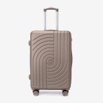 Troler mediu KREAL model CORFU 67 cm ABS  gold