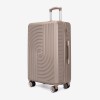  Troler set 2 Bucati KREAL model CORFU Troler mediu 67 cm şi Troler mare 77 cm ABS gold - Imagine 3