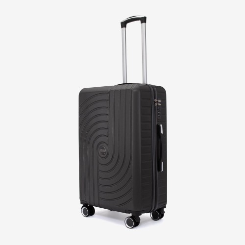 Troler mediu KREAL model CORFU 67 cm ABS gri inchis
