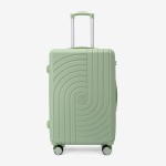 Troler mediu KREAL model CORFU 67 cm ABS verde